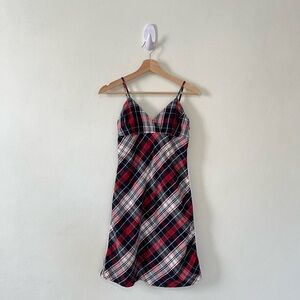 Plaid Mini Dress